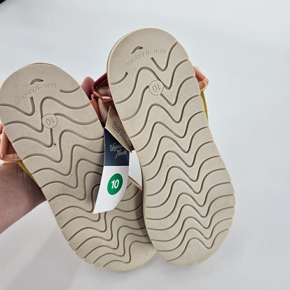 Nwt universal thread block sandals platform 10 or… - image 4